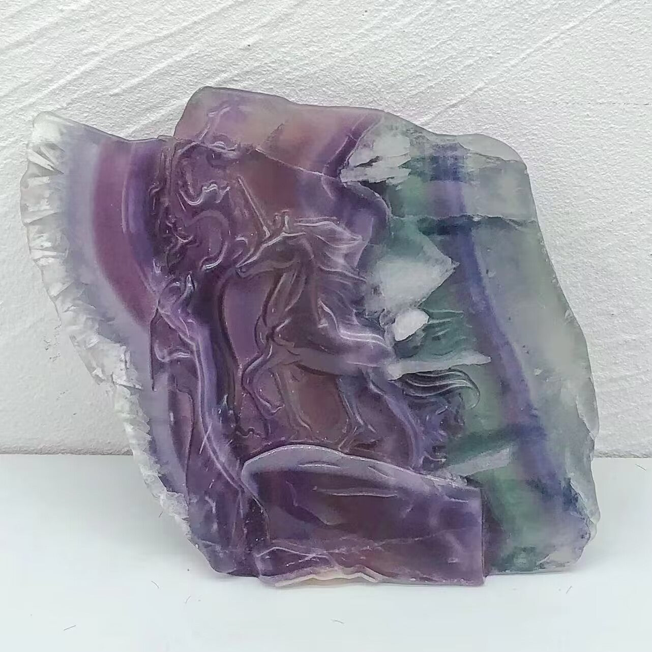 fluorite unicon carving