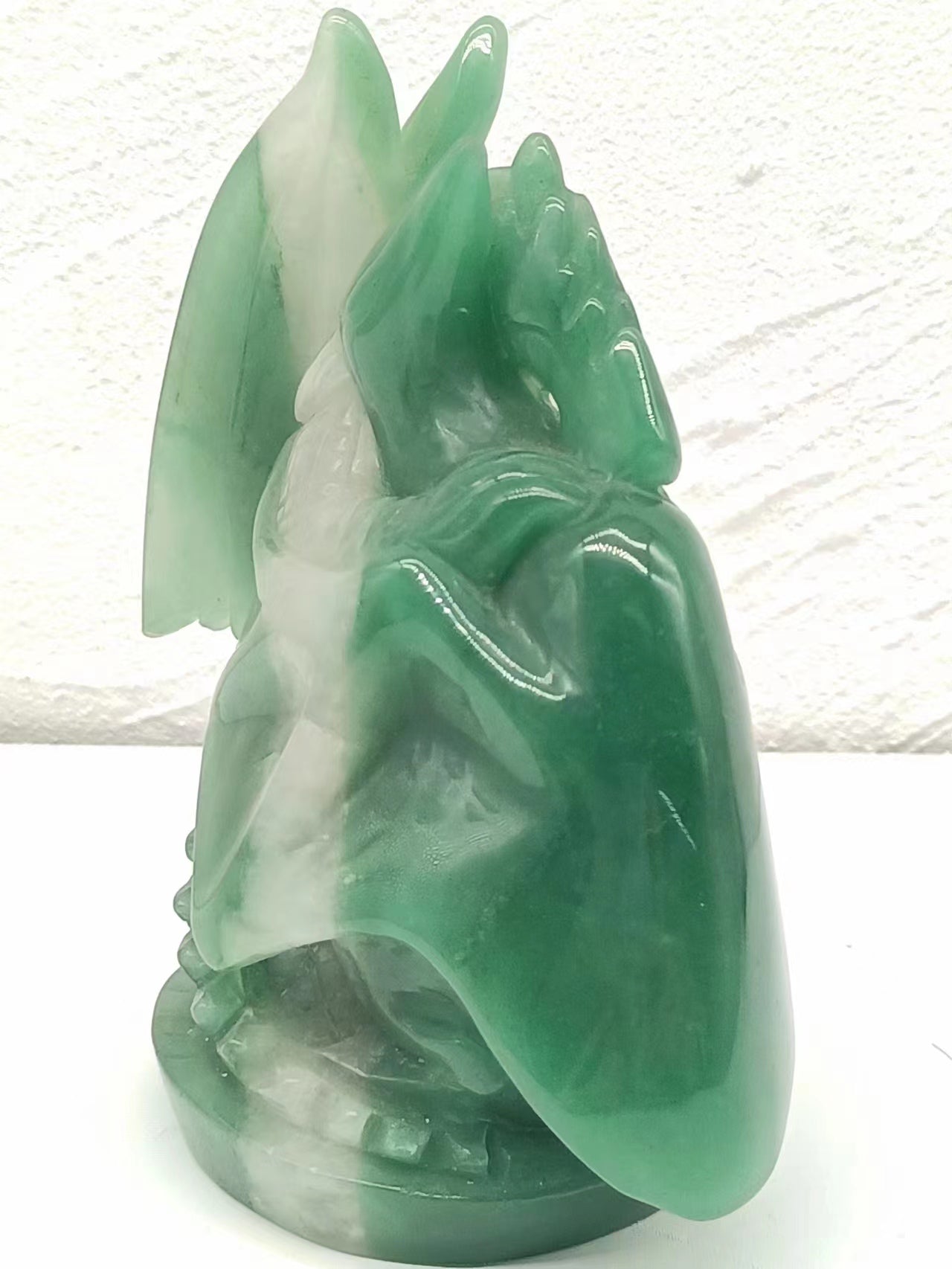 Jade dragon carving