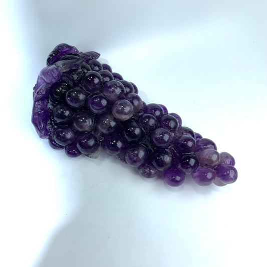 Amethyst grape carving decoration