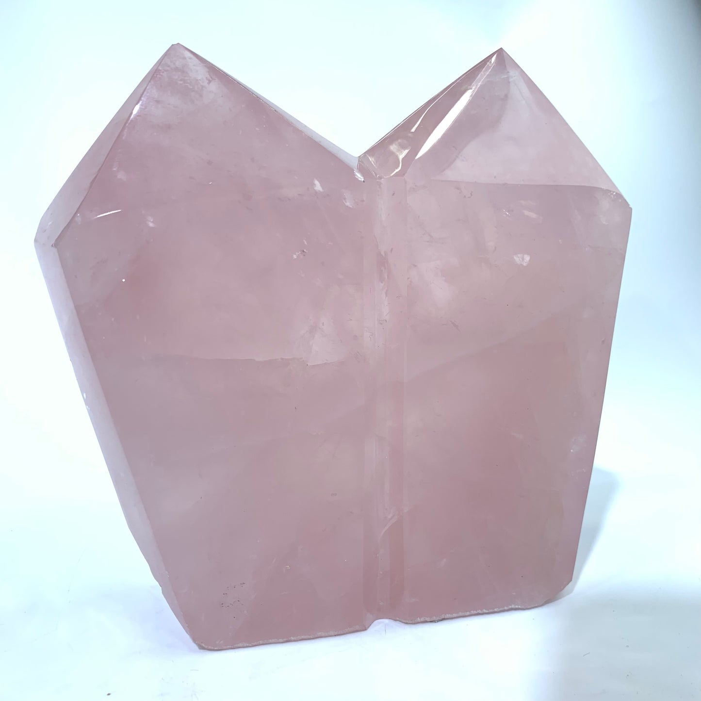 Double headed pink crystal