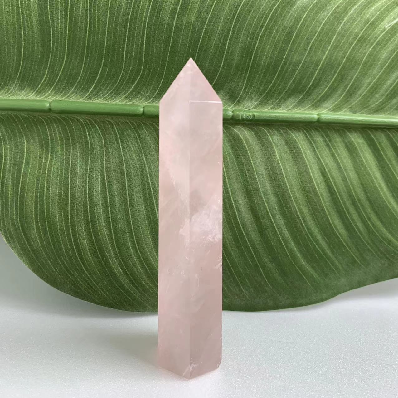 Pink crystal shaped tower